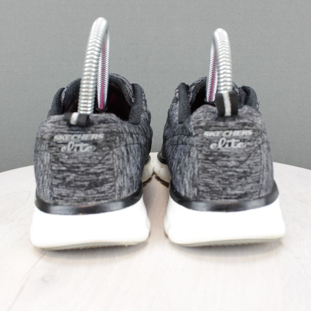 Skechers Slip On Sneakers Womens 6.5 Gray Mesh Comfort - Picture 6 of 9